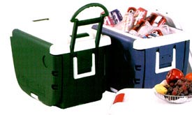 PARTY CART: Patented Multi-Functional Cooler.